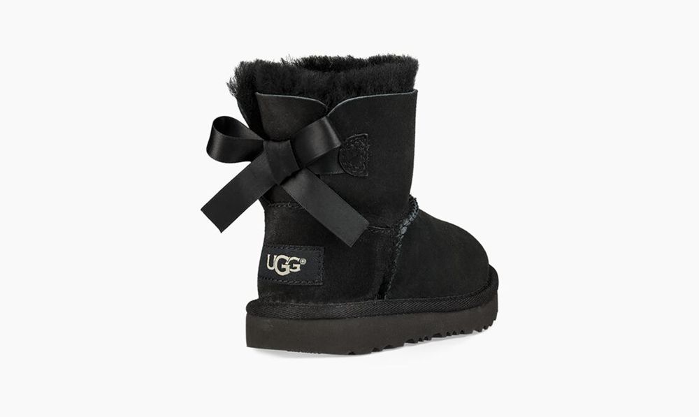 Ugg Boot Big Kids - Ugg Mini Bailey Bow Ii Black - 842CRWZDM